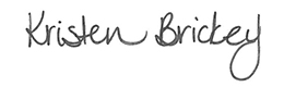 Kristen Brickey's Signature