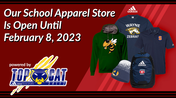 Our School Apparel Store Is Open Until February 8, 2023