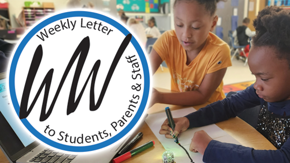 Weekly Letter to Students, Parents and Staff