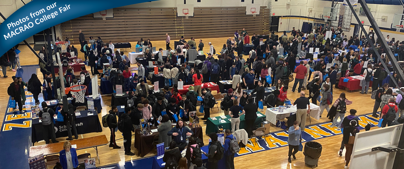 Photos from our MACRAO College Fair