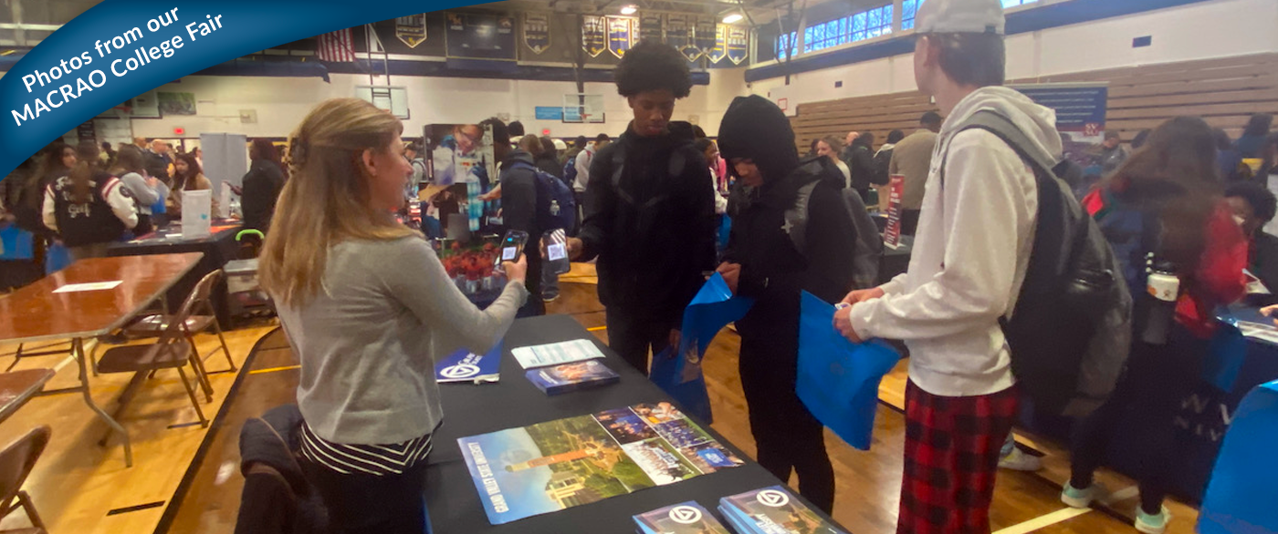 Photos from our MACRAO College Fair