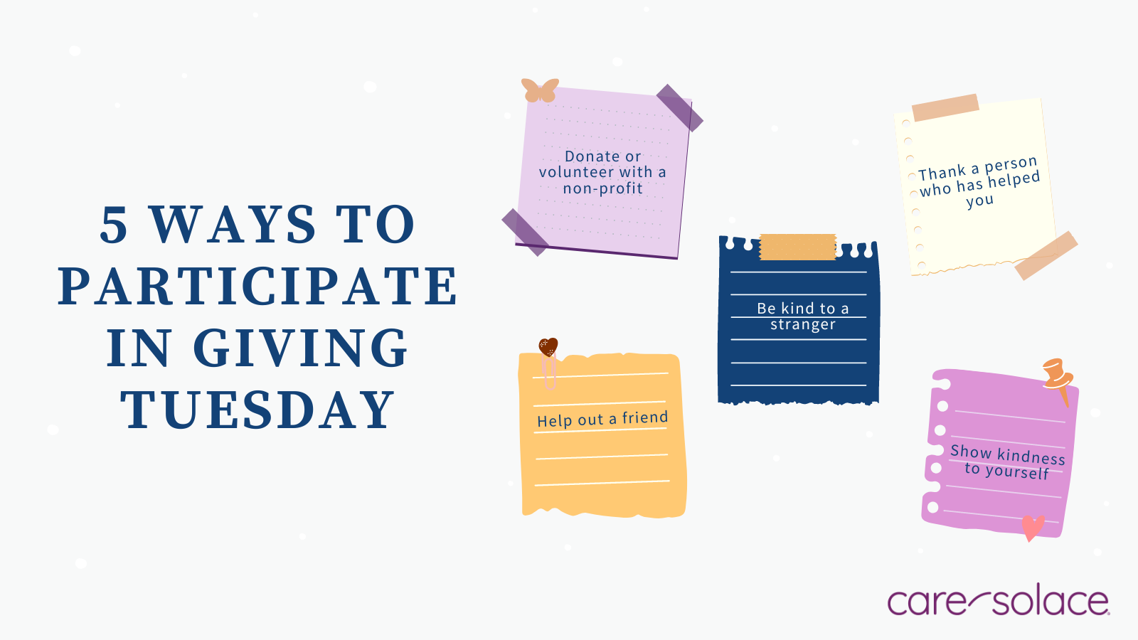 5 ways to participate in giving Tuesday
