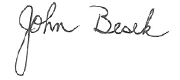 John Besek's Signature
