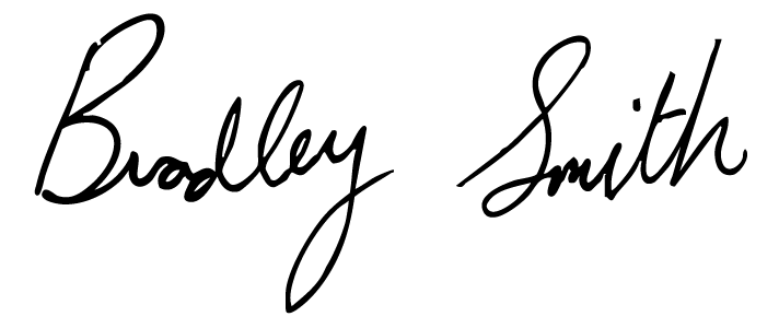 Bradley Smith Signature